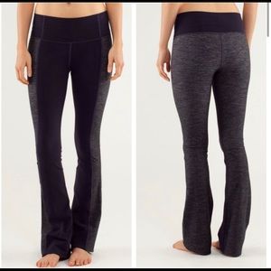 Lululemon Barre Pulse Pant Black Gray size 8
